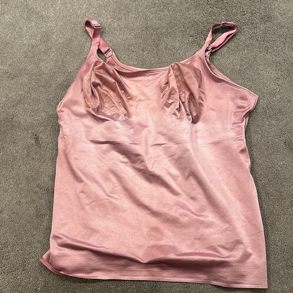 Ruby ribbon cami 46 mauve - well loved/good shape! Style 3056-fit from C-DDD! - Picture 2 of 3